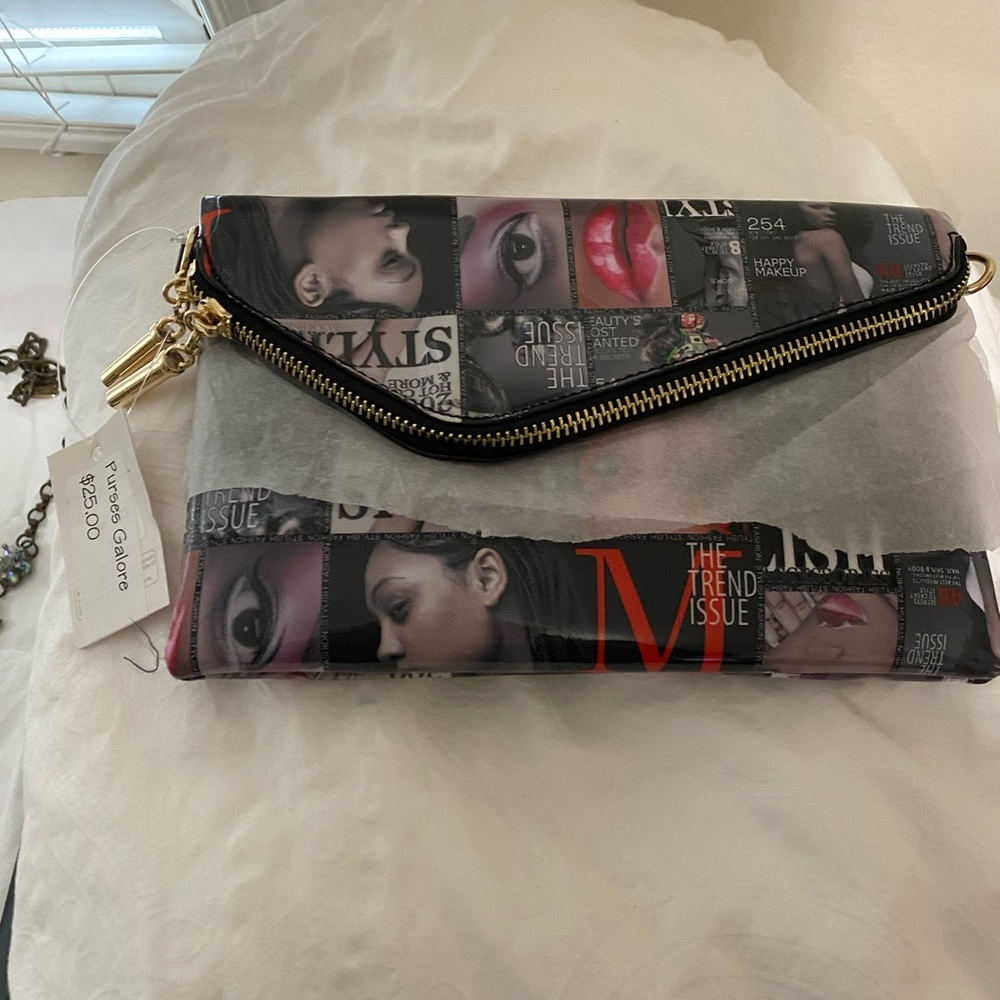 COPY - Graphic clutch bag